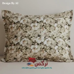 روبالشتی نخ پلی استر طرح گلدار کد 577