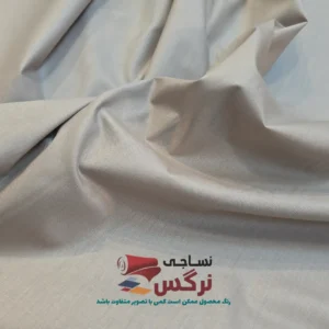 ملحفه نخ پنبه کرم نسکافه ای تکرنگ عرض 2.5 کد 759 - Image 2