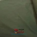 ملحفه نخ پنبه سبز زیتونی تکرنگ عرض 2.5 کد 760